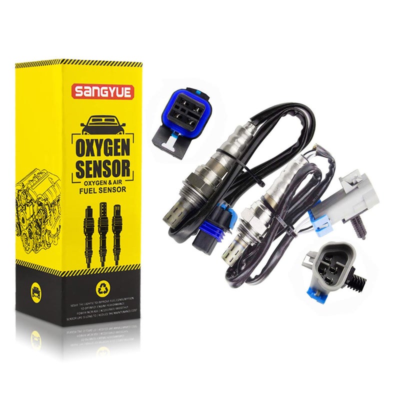 Sangyue 2X Oxygen O2 Sensor for 2004-2005 Chevrolet Trailblazer Trailblazer EXT Buick Rainier 4.2L Upstream + Downstream - Image 1